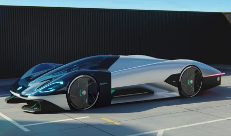 Este futurista concepto quiere ser el auto más rápido del mundo