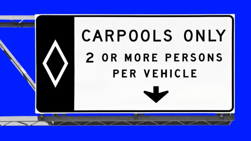 ¿Son permitidos los maniquíes en los carpool de Estados Unidos?