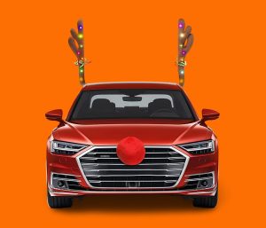 Adornos navideños para autos: Desde lo clásico hasta lo más original