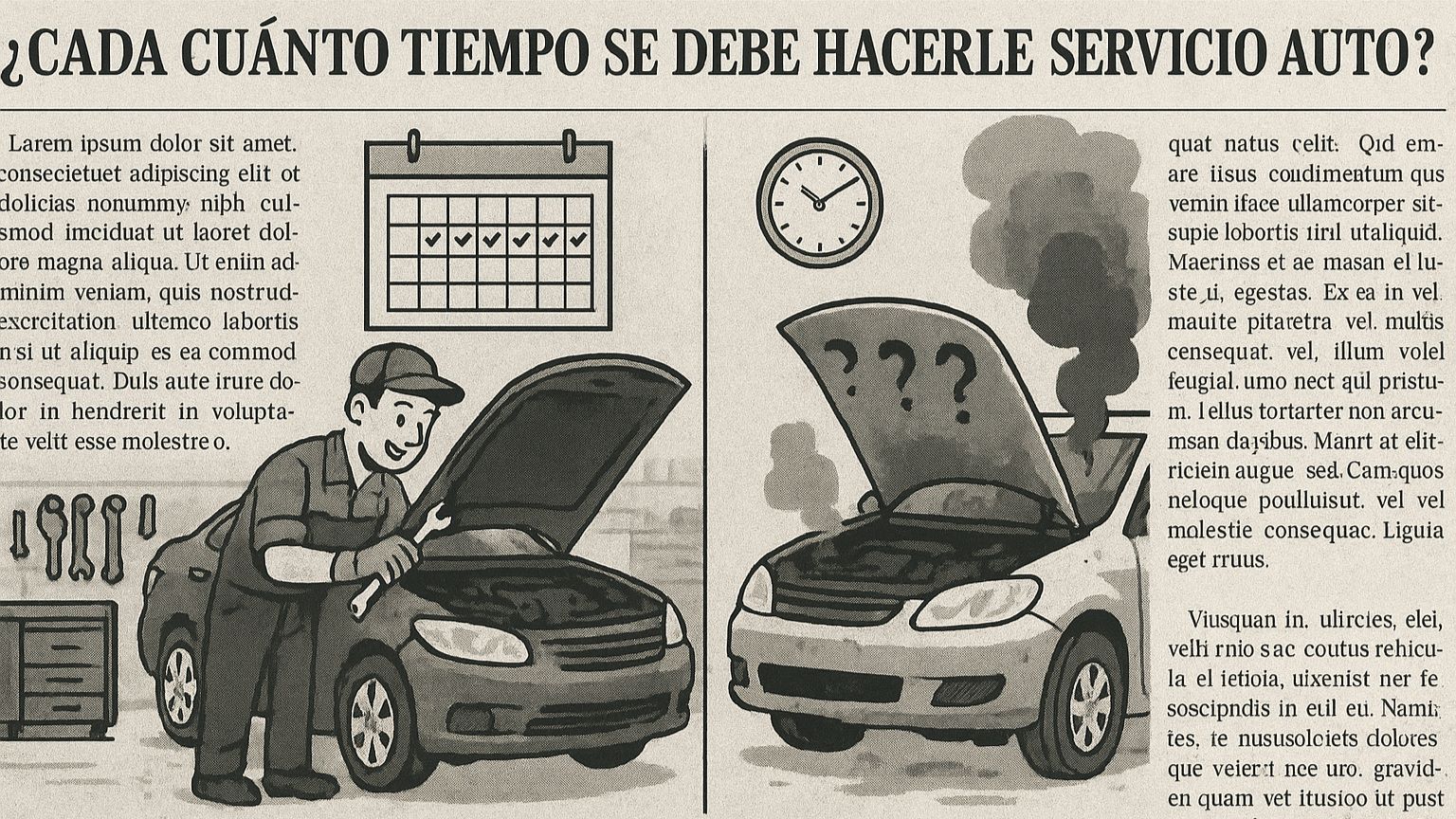 Cada cuánto tiempo se debe hacerle servicio al auto