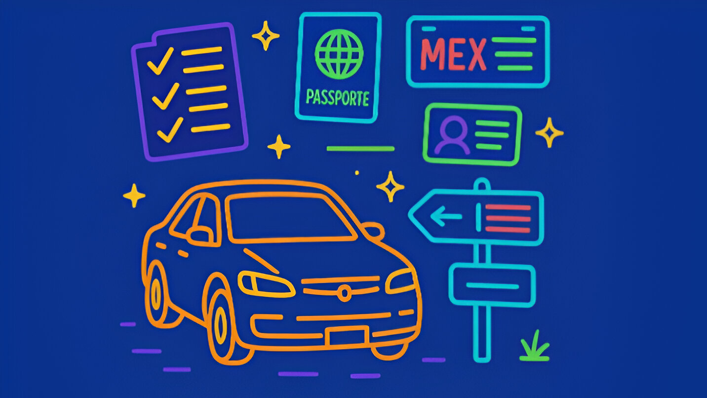 Requisitos para llevar un auto con placas mexicanas a Estados Unidos