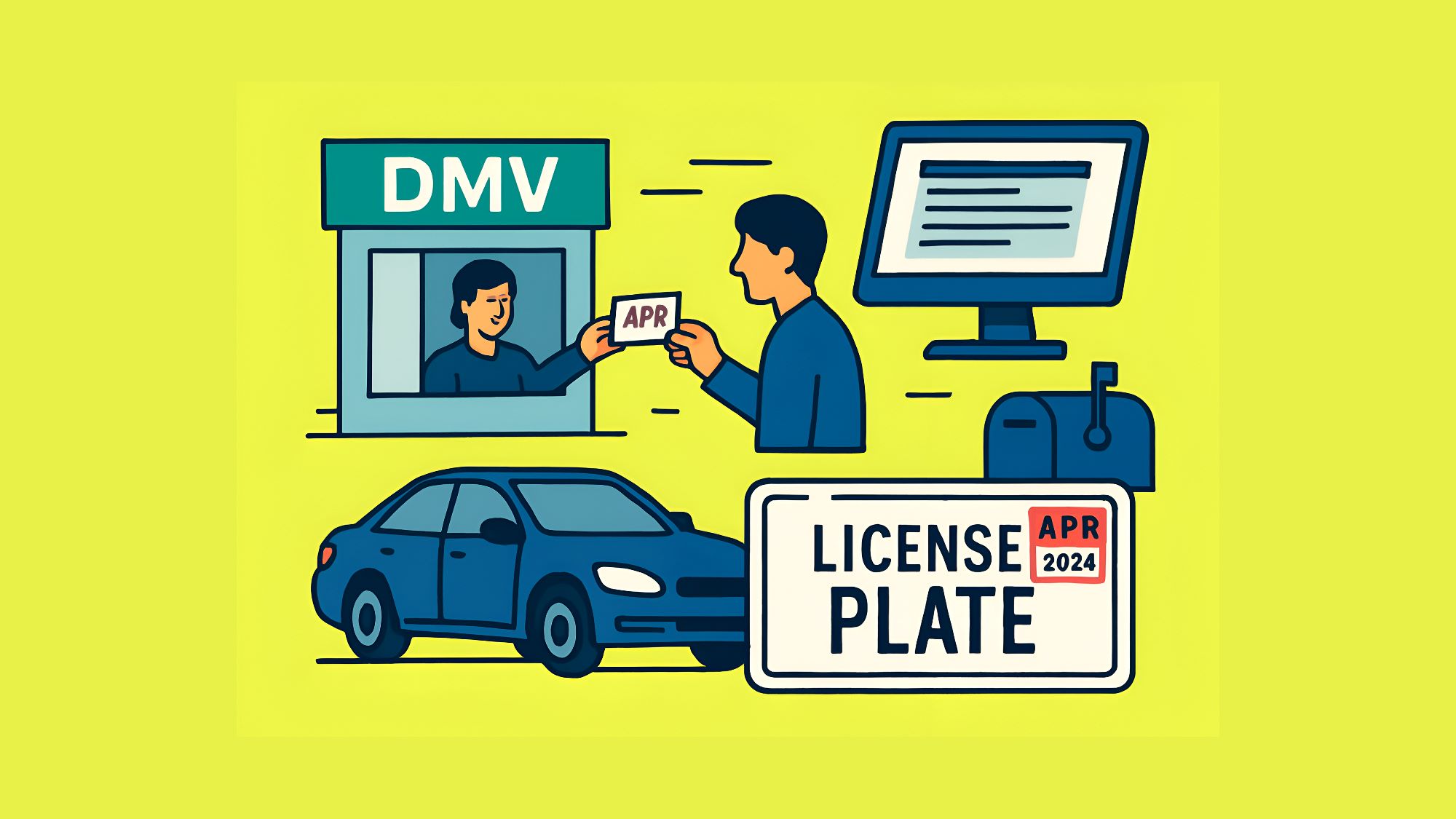 Lugares donde se puede sacar el sticker de las placas en Estados Unidos