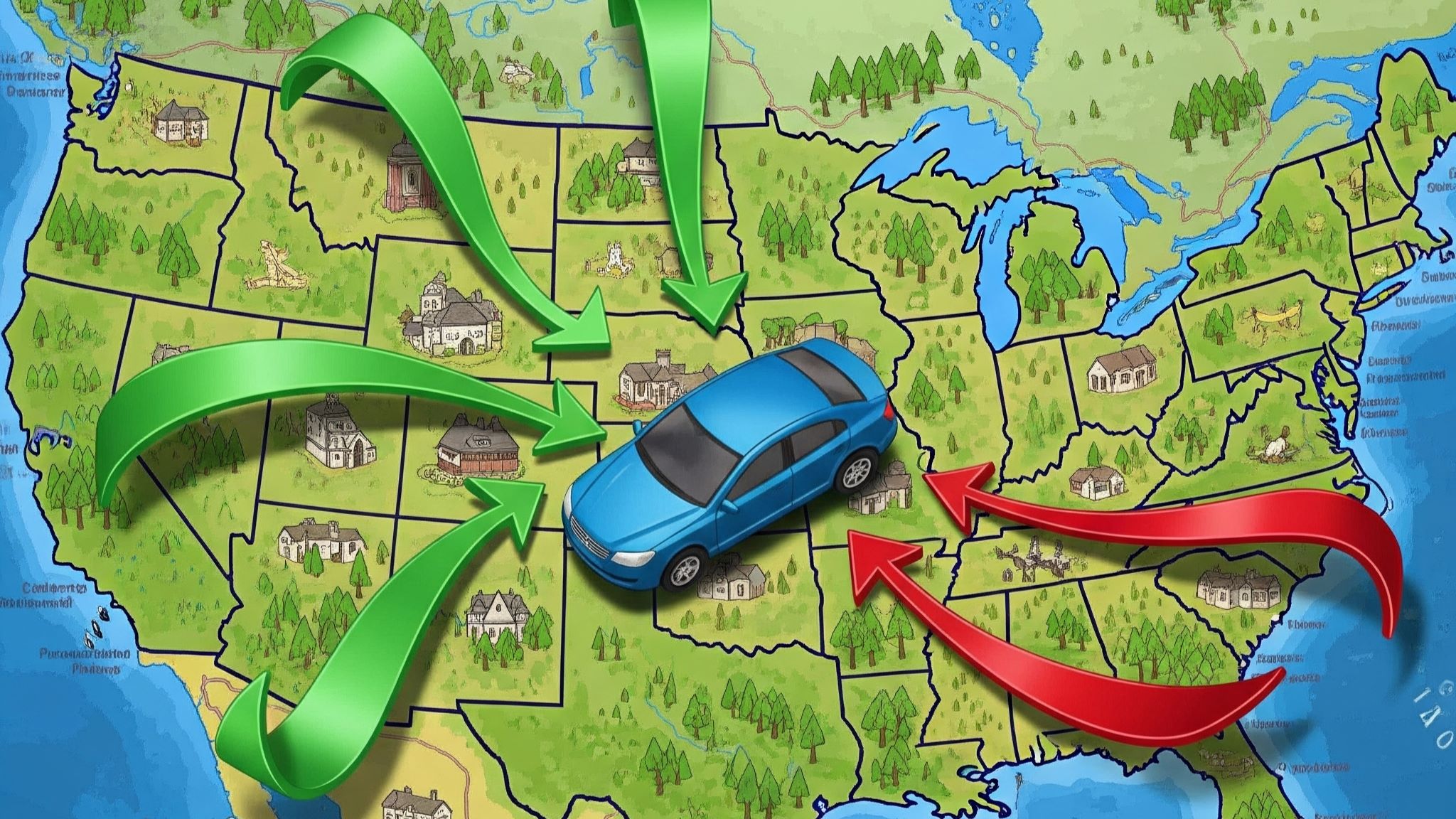 Venta de carros nuevos en Estados Unidos Cifras primer semestre 2025