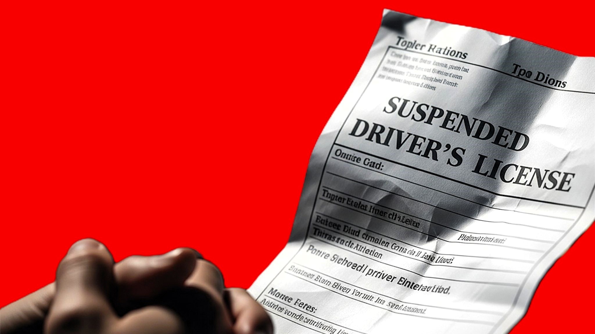 Cómo recuperar una licencia de conducir suspendida