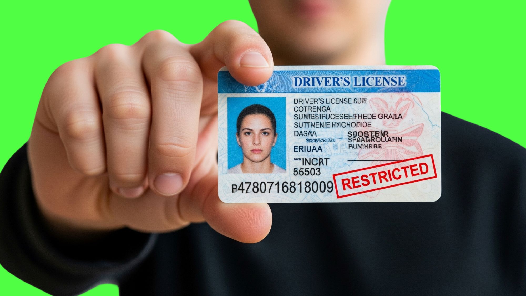 ¿Con la licencia restringida se puede manejar solo