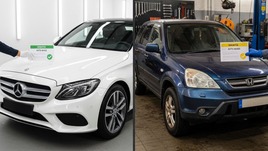¿Qué cubre la garantía de un auto nuevo o usado?
