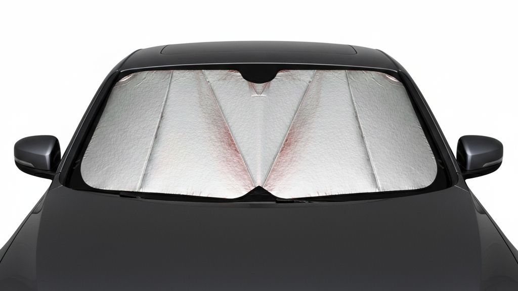 Qué color de parasol para carro protege mejor del sol