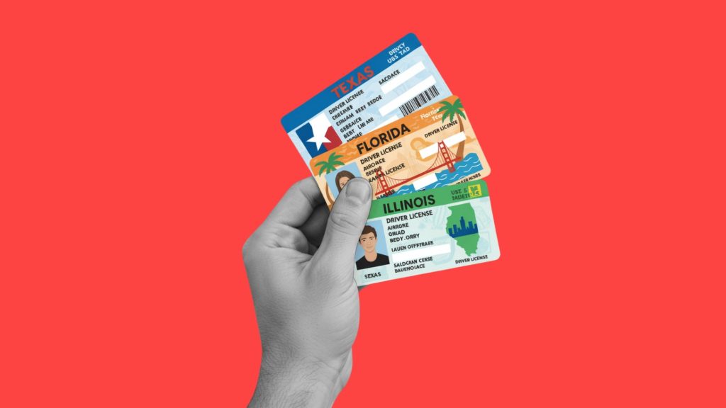 Tipos de licencia de conducir en Texas, Florida, California e Illinois