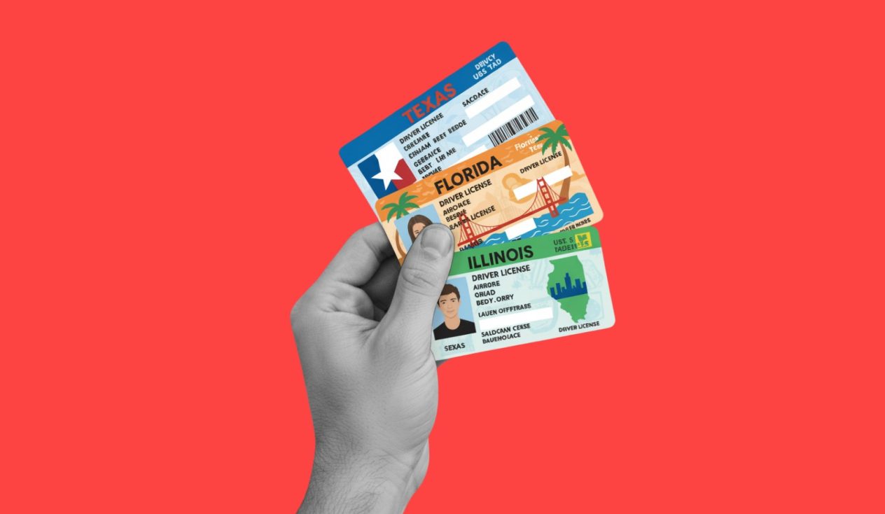 Tipos de licencia de conducir en Texas, Florida, California e Illinois