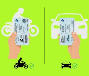 ¿Qué licencia de conducir se necesita para manejar moto y carro