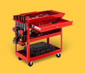 Mejor carro de herramientas el acero y las ruedas son clave