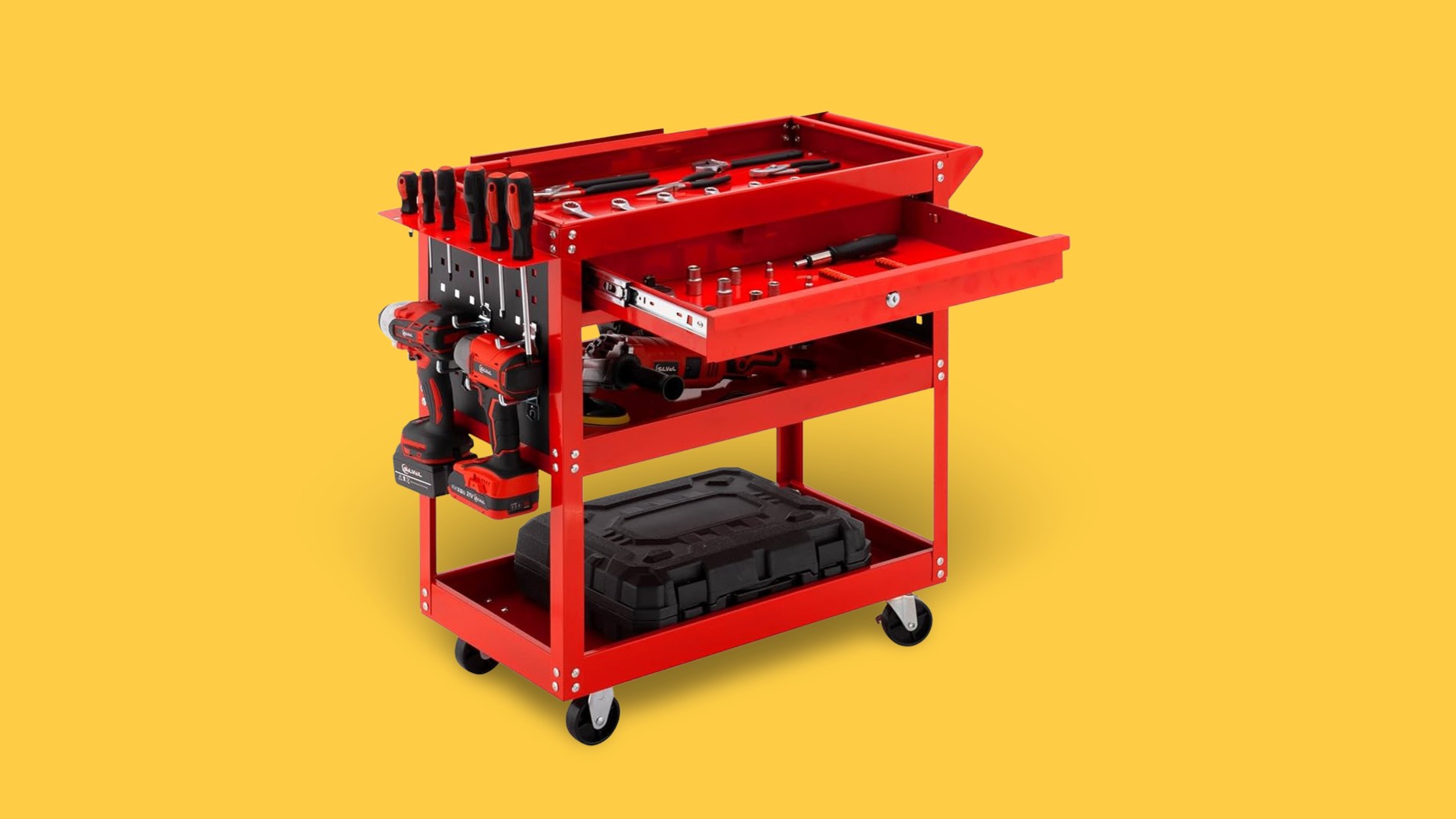 Mejor carro de herramientas el acero y las ruedas son clave