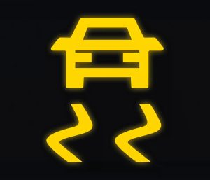 Qué significa el carro derrapando en el tablero