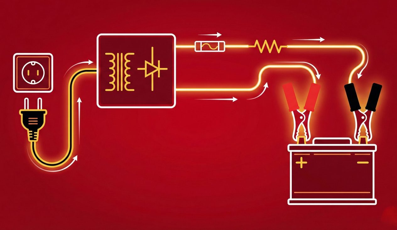 Cómo hacer un cargador de batería de carro casero