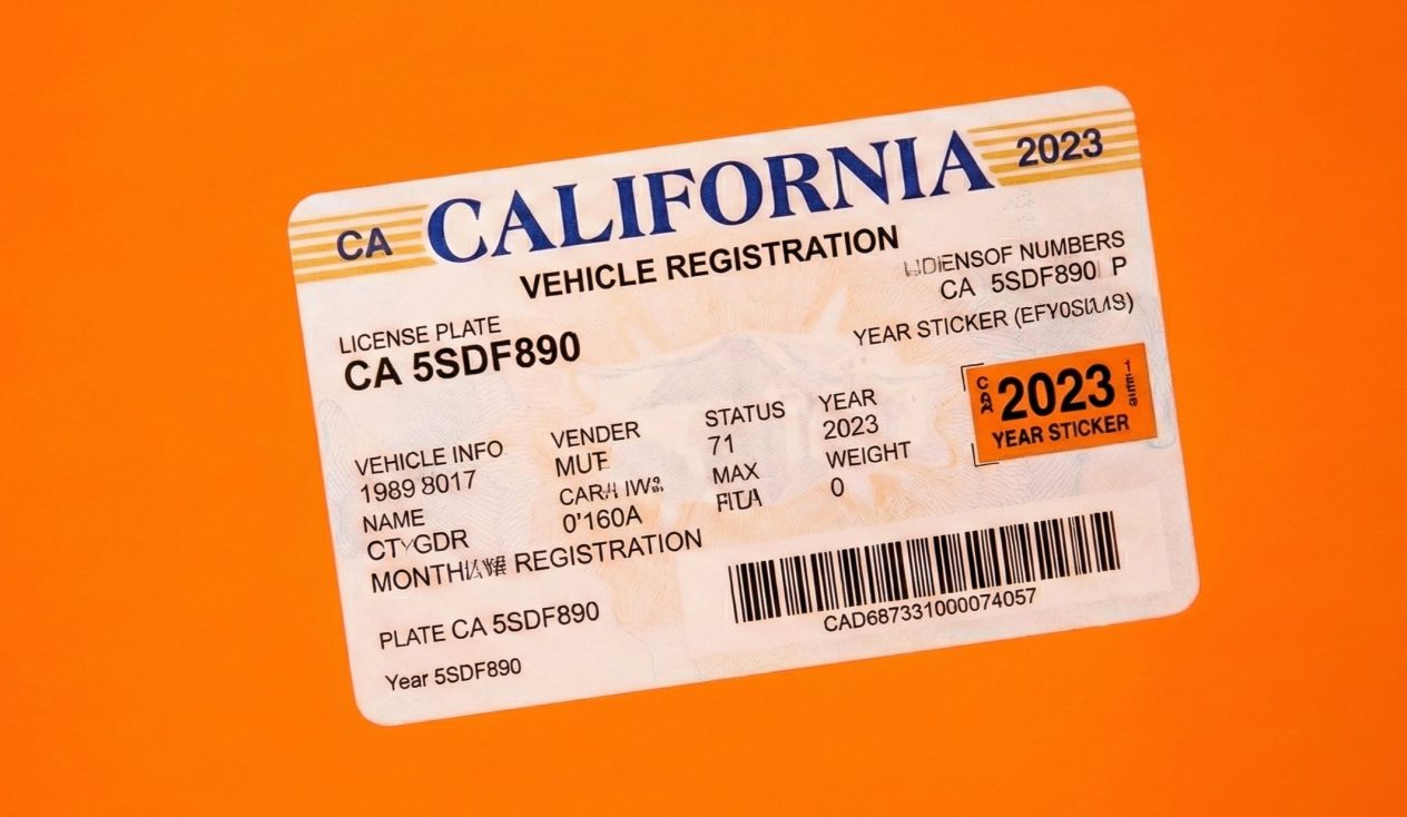 Cuál es la registración de un auto