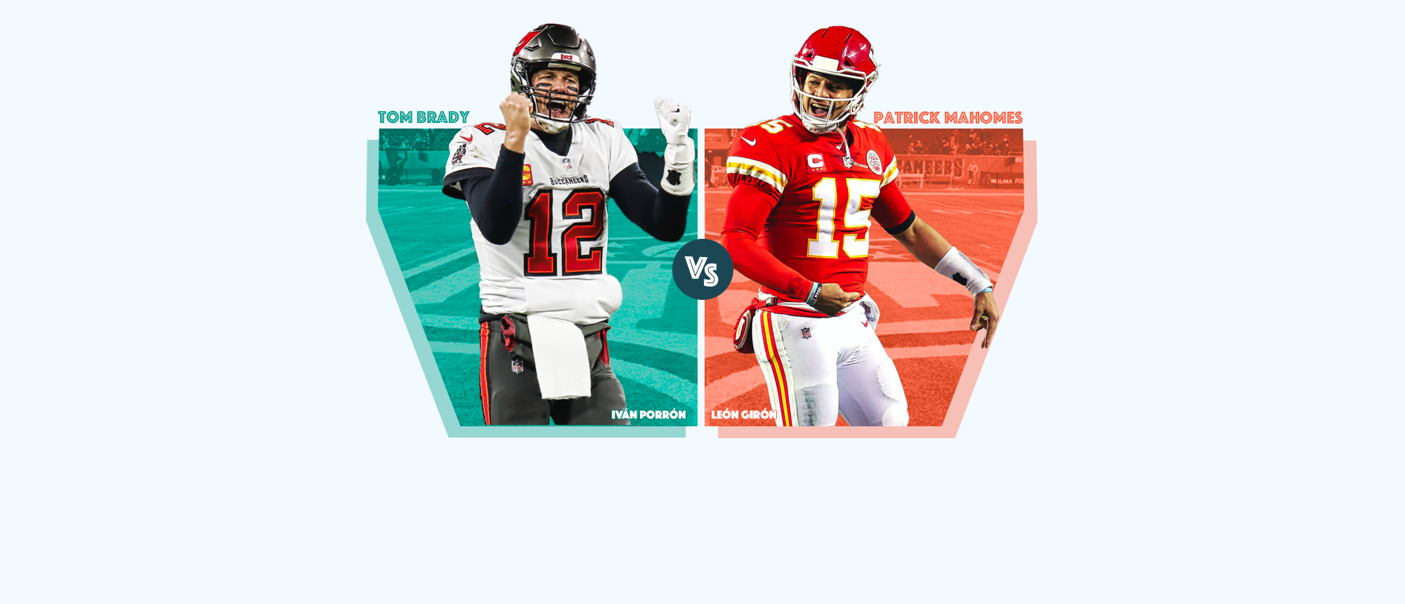 Hablemos de Football on X: Tom Brady y Patrick Mahomes serían la