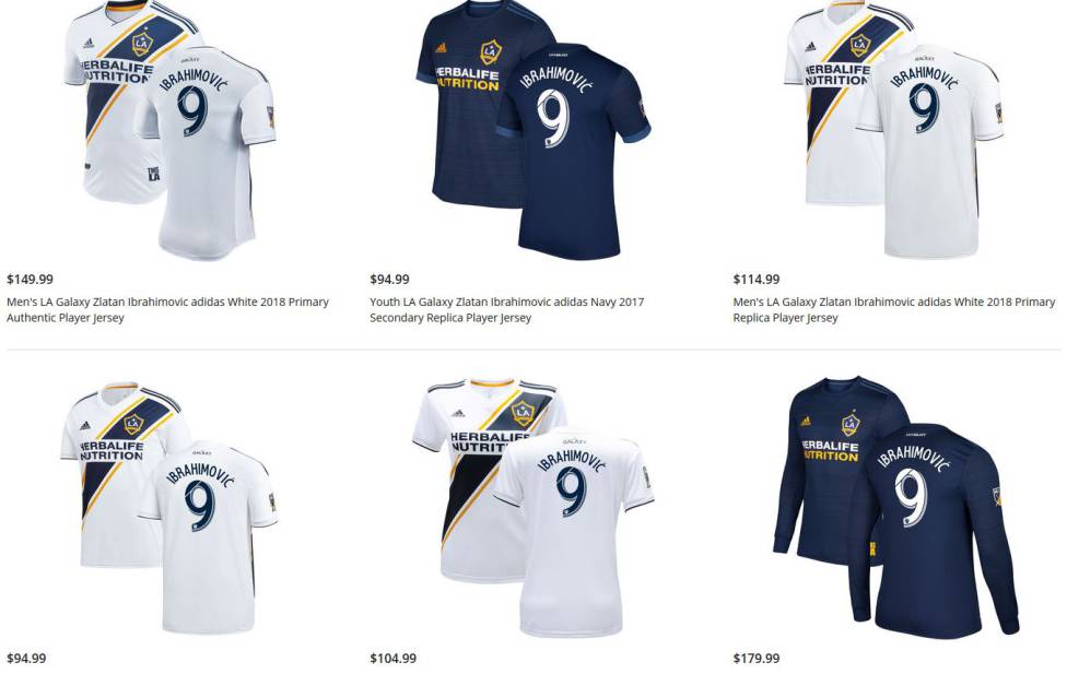La camiseta de Zlatan Ibrahimovic ya está a la venta - AS USA