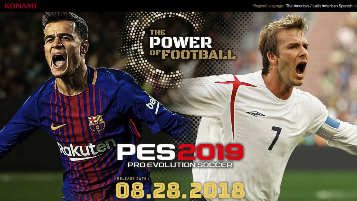 David Beckham Y Coutinho Seran Los Rostros Del Pes 19 As Usa