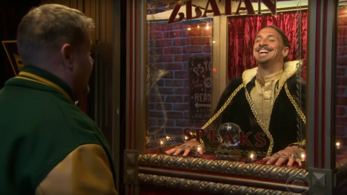 El Cómico Sketch De Zlatan Como Adivino De James Corden As Usa